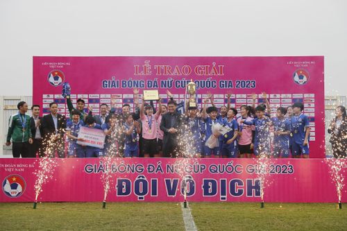 Than Khoáng Sản Việt Nam vô địch Giải bóng đá Nữ Cúp Quốc gia 2023