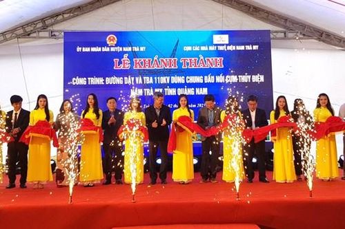 Quảng Nam: Đưa hệ thống đường dây và trạm biến áp 110kV dùng chung tại Nam Trà My vào hoạt động