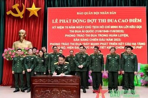 Báo Quân đội nhân dân: Phát huy truyền thống, khắc phục khó khăn để hoàn thành 3 phong trào thi đua
