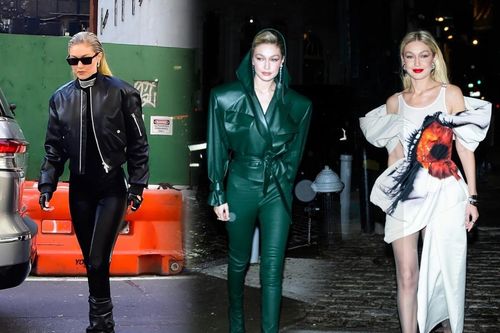 Đỉnh như siêu mẫu Gigi Hadid: Thay 6 bộ trang phục trong một ngày, không trùng phong cách bộ nào