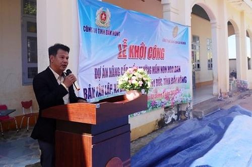 Khởi công Dự án nâng cấp điểm trường mầm non vùng sâu, vùng xa