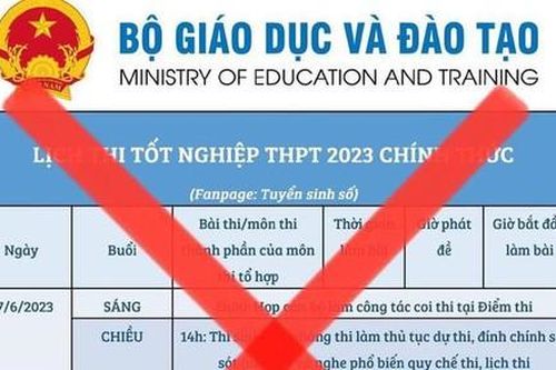Bộ GD-ĐT chưa công bố lịch thi chi tiết kỳ thi tốt nghiệp THPT 2023