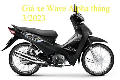 Bảng giá xe Wave Alpha mới nhất tháng 3/2023