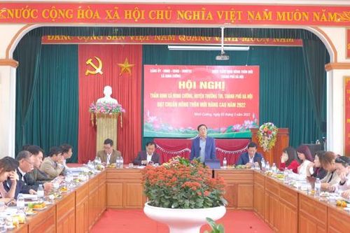 Huyện Thường Tín có xã đầu tiên đủ điều kiện đạt chuẩn nông thôn kiểu mẫu
