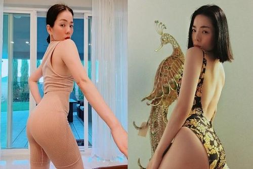 U45 Lệ Quyên 'nghiện' tạo dáng khoe vòng 3 nảy nở