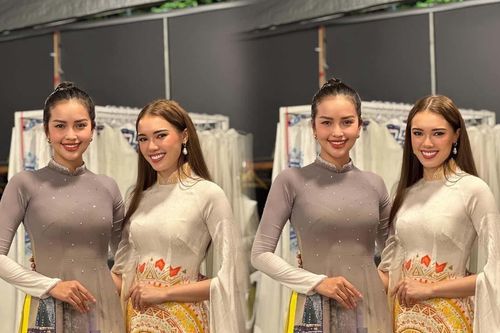 Hoa hậu Ngọc Châu đọ sắc vóc cùng Á hậu 1 Miss Charm: Dân tình chỉ đặt ra 2 nghi vấn