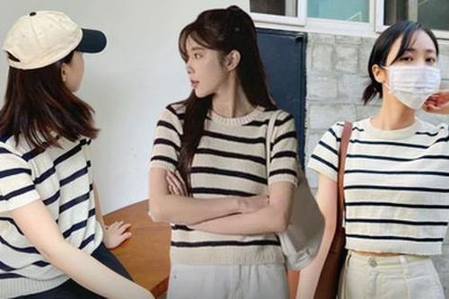 1 mẫu áo len khiến hội mặc đẹp xứ Hàn say mê