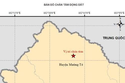 Xảy ra động đất có độ lớn 4.4 ở Lai Châu