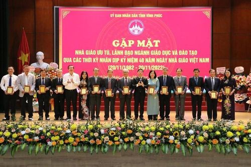 Vĩnh Phúc lấy ý kiến về 51 nhà giáo đề nghị xét tặng danh hiệu NGƯT năm 2023