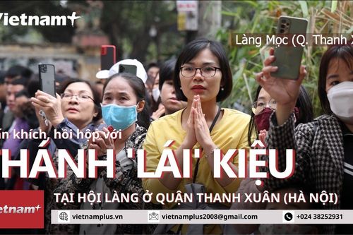 Phấn khích, hồi hộp với lễ hội có thánh 'lái' kiệu du Xuân