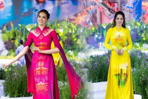 Á hậu 1 Miss Charm 2023 đằm thắm trong tà áo dài truyền thống
