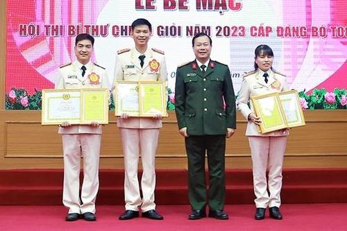 Trường Cao đẳng ANND I tổ chức Hội thi Bí thư chi bộ giỏi