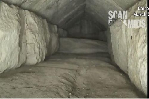 Khám phá hành lang bí mật vừa được phát hiện bên trong Đại kim tự tháp Giza