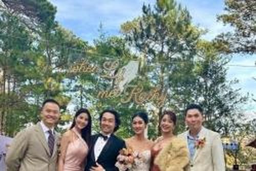 Dàn sao tên tuổi quy tụ tại lễ cưới diễn viên Kathy Uyên