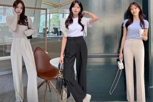 4 kiểu quần vải mịn mát cho nàng công sở