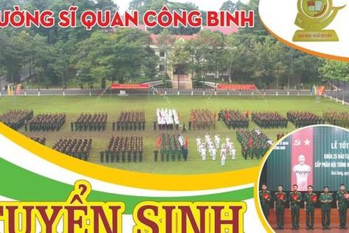 Tuyển sinh quân sự năm 2023: Chỉ tiêu, phương thức tuyển sinh của Trường Sĩ quan Công binh