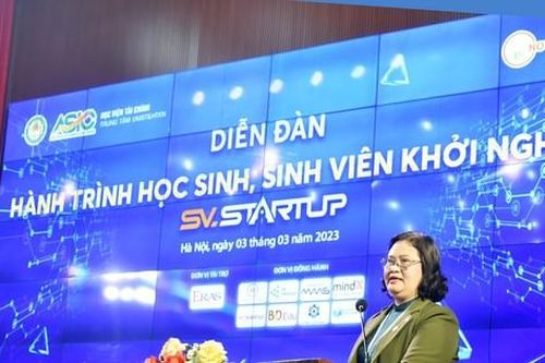 Học viện Tài chính tích cực hỗ trợ hành trình sinh viên khởi nghiệp