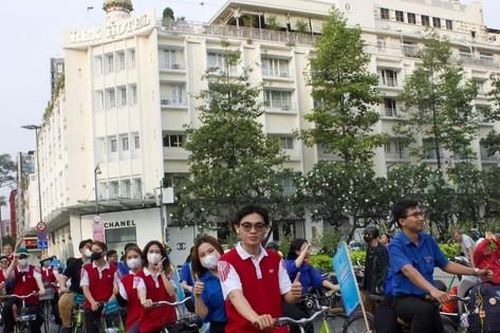 Thú vị hành trình xe đạp 'Thành phố tôi yêu'