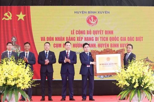 Đình Hương Canh (Vĩnh Phúc) được xếp hạng di tích quốc gia đặc biệt