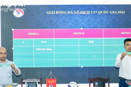 U17 Sông Lam Nghệ An gặp U17 Khánh Hòa tại trận mở màn Vòng chung kết U17 Quốc gia 2023