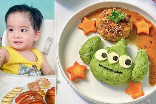 Mẹ 9X làm bữa sáng ngộ nghĩnh, sắc màu giúp bé ăn ngon miệng