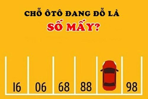 Người IQ cao chưa chắc trả lời được: Ô tô đang đỗ ở ô số mấy?