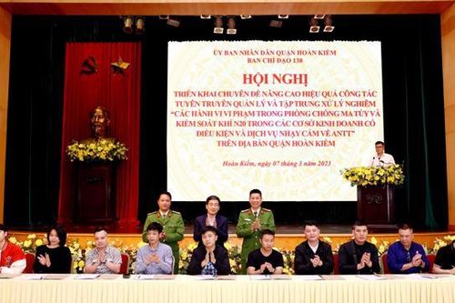 Xây dựng quận Hoàn Kiếm với phương châm 'không ma túy, không bóng cười'