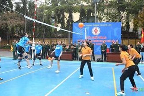 Binh chủng Thông tin liên lạc khai mạc Giải thể thao các tổ chức quần chúng