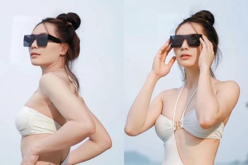 Diện bikini trắng muốt, 'nữ thần bóng chuyền' Thái Lan gây bão mạng