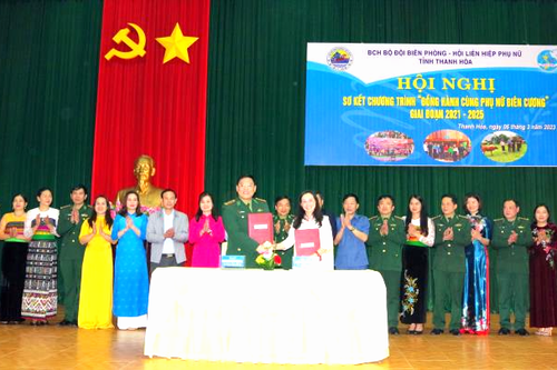 Thanh Hóa: Sơ kết Chương trình 'Đồng hành cùng phụ nữ biên cương', giai đoạn 2021-2025