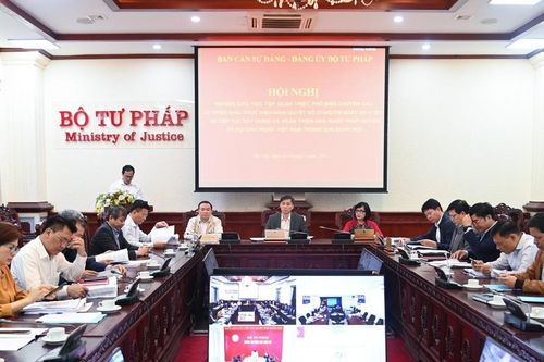 Bộ Tư pháp: Triển khai Nghị quyết 27 phù hợp với tình hình thực tiễn trong giai đoạn mới