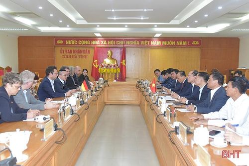 Hà Tĩnh mong muốn nhiều doanh nghiệp CHLB Đức quan tâm đầu tư vào địa bàn