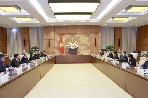 Chủ tịch Quốc hội tiếp lãnh đạo Liên đoàn các tổ chức kinh tế Nhật Bản