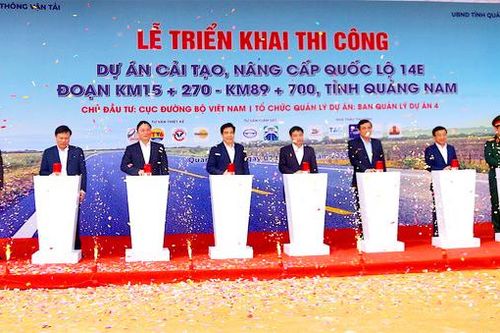 Quảng Nam: Trên 1.800 tỷ đồng khởi công nâng cấp Quốc lộ 14E
