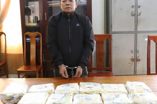 Bắt giữ đối tượng vận chuyển 11 kg ma túy đá trên taxi