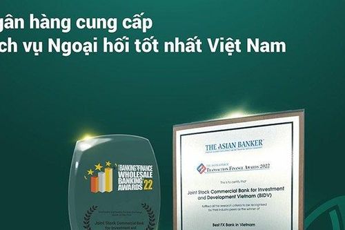 Lộ diện 'Ngân hàng cung cấp dịch vụ ngoại hối tốt nhất Việt Nam'