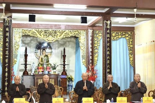 Bình Thuận: Ban Thường trực Ban Trị sự Phật giáo tỉnh họp, triển khai Phật sự quý II-2023