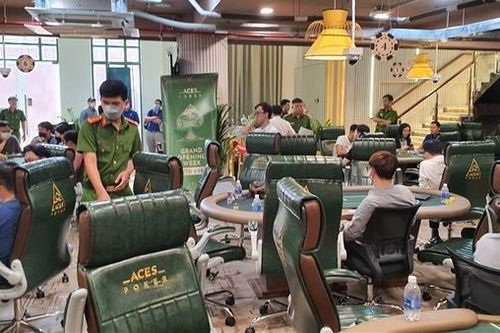 Xử lý một cơ sở tổ chức thi đấu bài Poker không phép