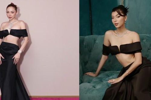 Cùng diện mẫu váy cắt xẻ hiểm hóc, Tóc Tiên và Đồng Ánh Quỳnh ai nhỉnh hơn?