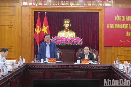 Lạng Sơn cần xây dựng tổ chức cơ sở đảng, đảng viên vững mạnh, đặc biệt khu vực biên giới