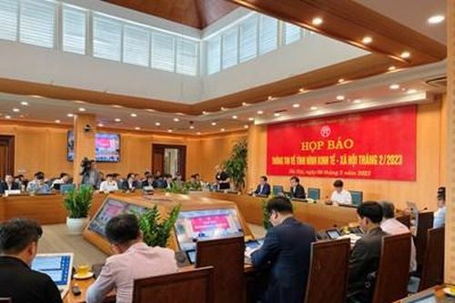 Hà Nội: Họp báo tình hình kinh tế - xã hội tháng 2-2023