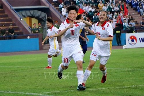 U20 nữ Việt Nam thắng áp đảo đối thủ Singapore với tỷ số 11-0