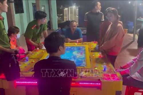 Bắt quả tang hàng chục người đang sát phạt nhau trên chiếu bạc