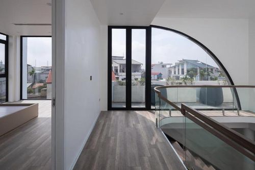 Nhà trong hẻm nhỏ với giếng trời lấy ý tưởng từ một đám mây