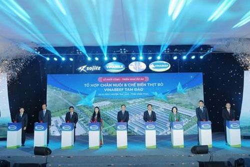 Vinamilk và Sojitz của Nhật động thổ nhà máy thịt bò tại Vĩnh Phúc