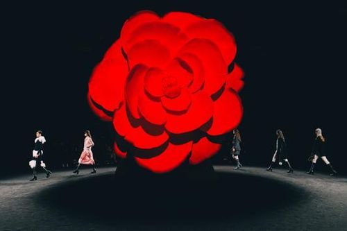 Chanel trình diễn thời trang với biểu tượng hoa trà