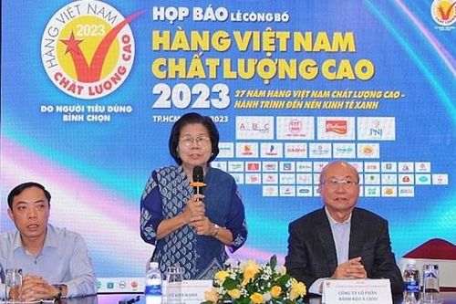 519 doanh nghiệp được công nhận hàng Việt Nam chất lượng cao