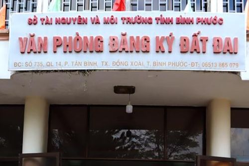 Bình Phước: Hàng loạt sai phạm tại Văn phòng đăng ký đất đai