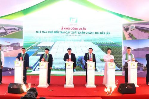 Khởi công xây dựng Nhà máy chế biến trái cây xuất khẩu Chánh Thu Đắk Lắk