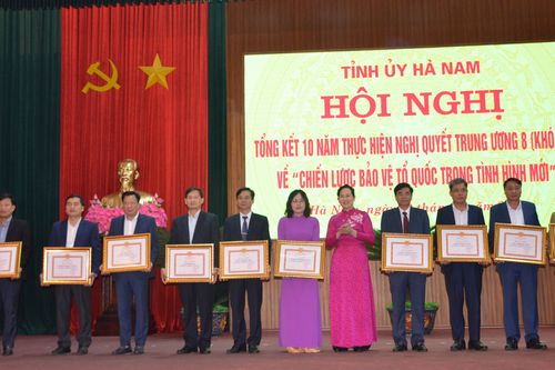 Hà Nam tổng kết 10 năm thực hiện Nghị quyết Trung ương về 'Chiến lược bảo vệ Tổ quốc trong tình hình mới'